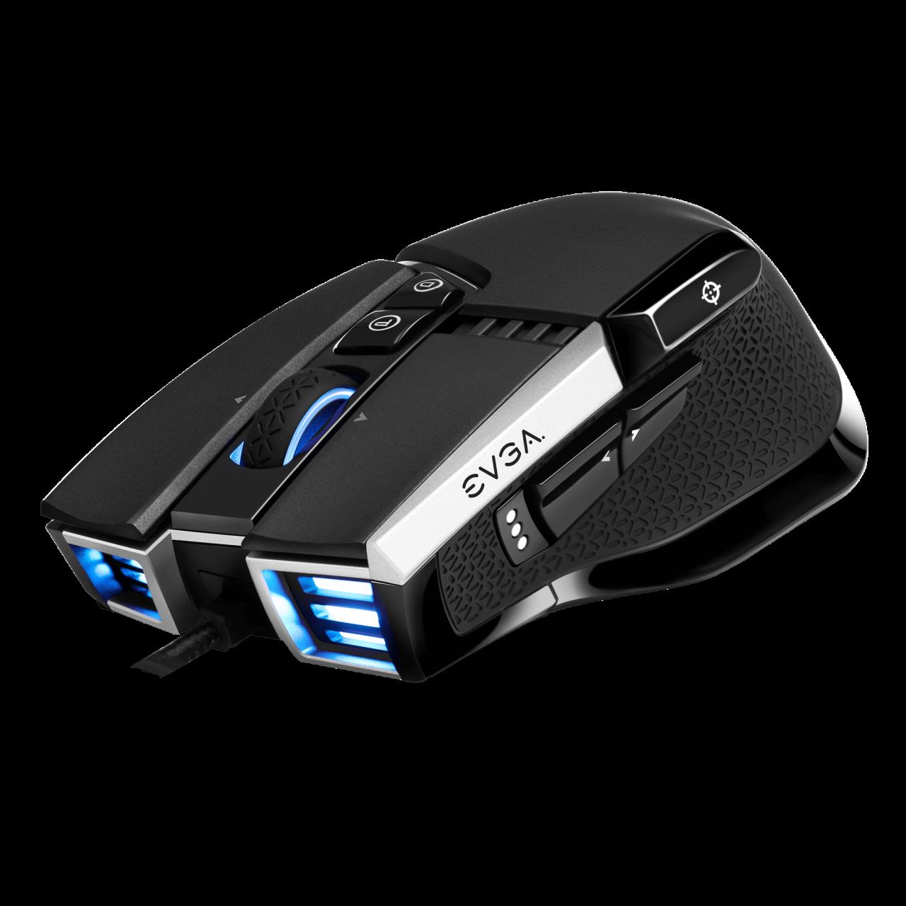 EVGA  X17 Gaming Mouse, Wired, Black, Customizable, 16,000 DPI, 5 Profiles, 10 Buttons, Ergonomic-58430