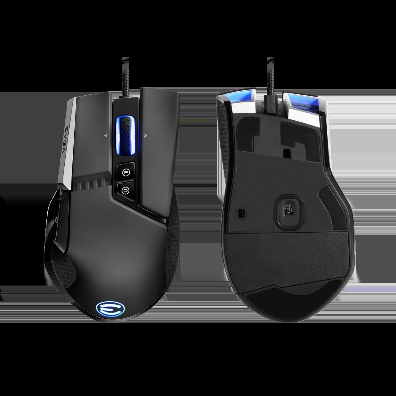 EVGA  X17 Gaming Mouse, Wired, Black, Customizable, 16,000 DPI, 5 Profiles, 10 Buttons, Ergonomic-58433