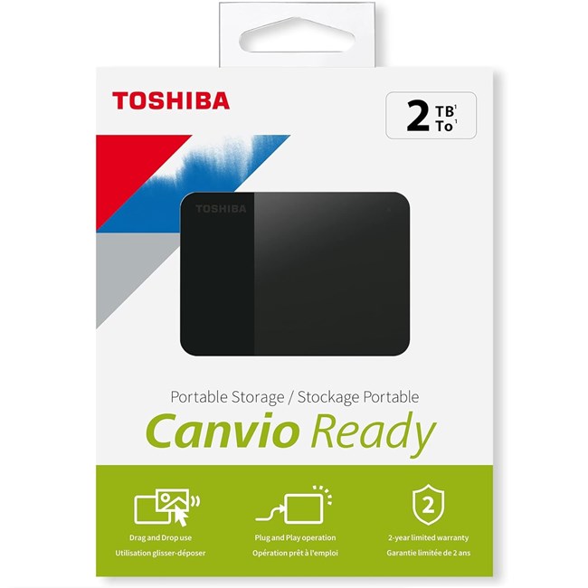 TOSHIBA Toshiba Canvio Ready 2TB Usb 3.2 Gen1-HDTP320EK3AA