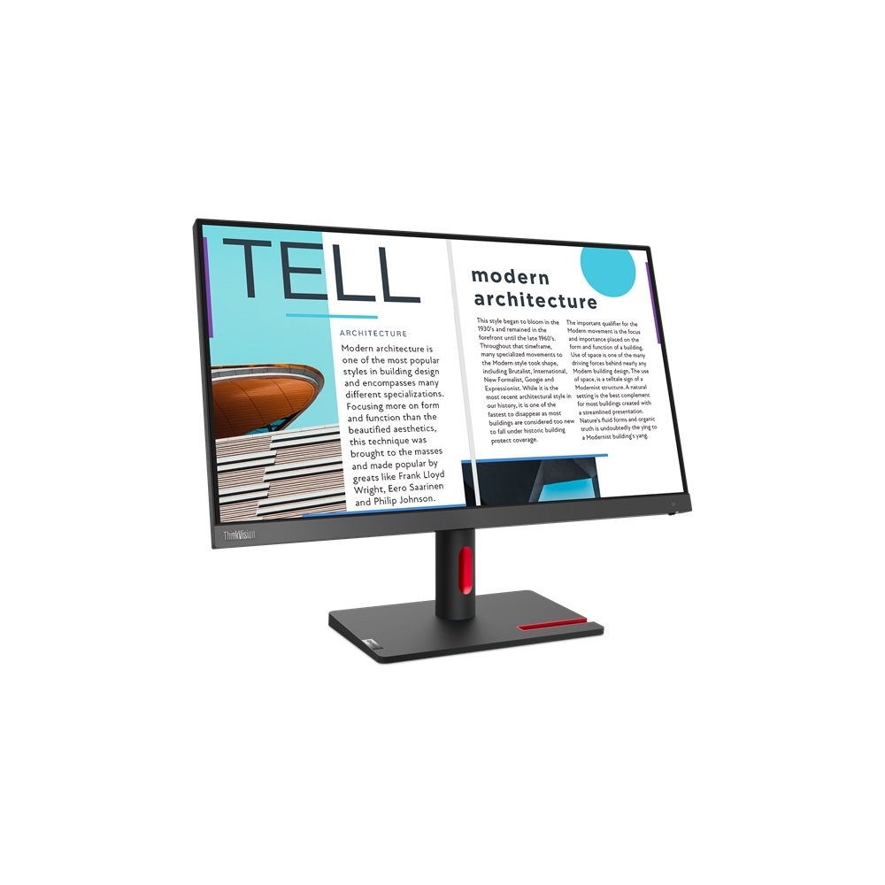 LENOVO LENOVO 63E0KAT4TK 24.5" 4MS 75HZ 1920x1080 VGA/HDMI VESA SİYAH IPS LED MONITOR