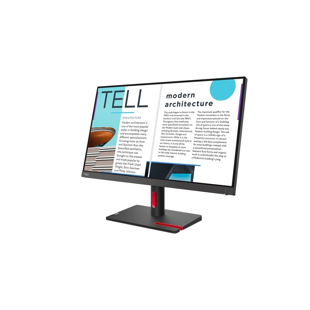 LENOVO LENOVO 63E0KAT4TK 24.5" 4MS 75HZ 1920x1080 VGA/HDMI VESA SİYAH IPS LED MONITOR-56384