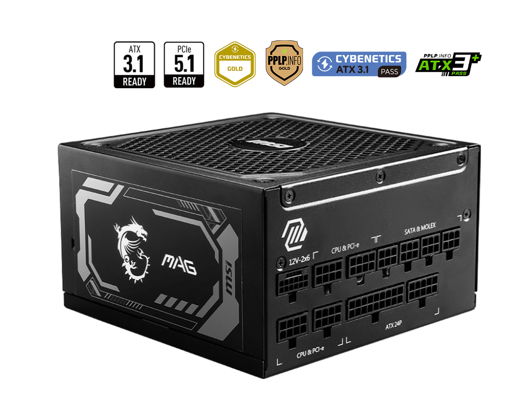 MSI MSI PSU MAG A1000GL PCIE5