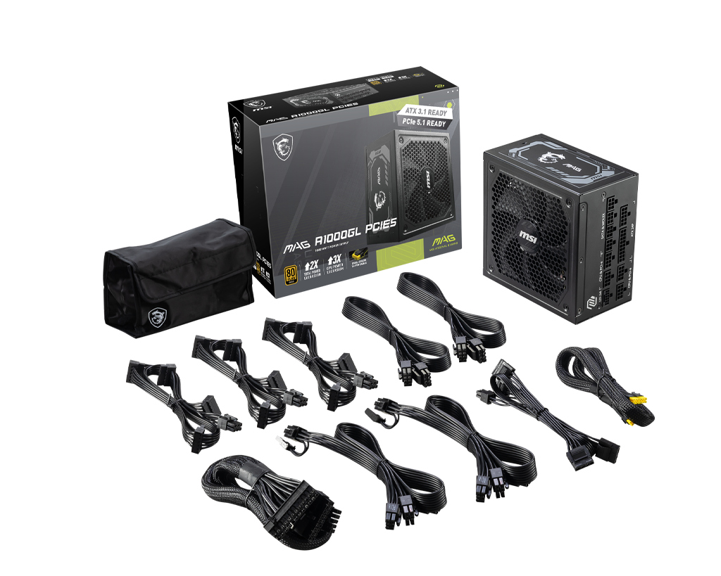 MSI MSI PSU MAG A1000GL PCIE5-46267