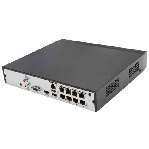 HILOOK HILOOK NVR-108MH-C/8P, 8Kanal, 8Mpix, 8 Port Poe,   H265+, 1 HDD Desteği, 1080P Kayıt, 80Mbps Bant Genişliği, NVR-53615
