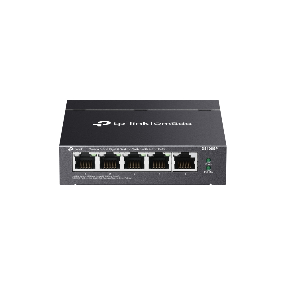 OMADA TP-LINK DS105G 5-Port Gigabit Unmanaged Desktop Switch, Metal
