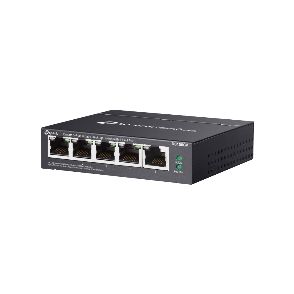 OMADA TP-LINK DS105G 5-Port Gigabit Unmanaged Desktop Switch, Metal-60750