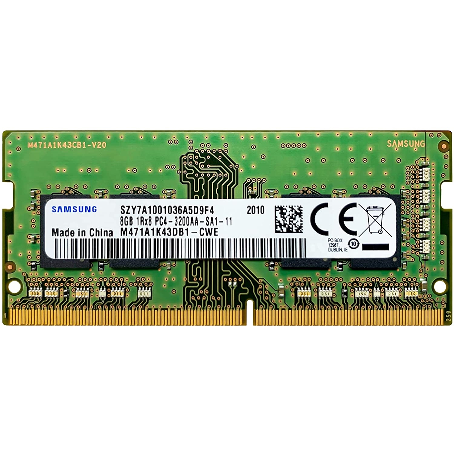 SAMSUNG SAMSO3200/8 8GB 3200Mhz DDR4 NOTEBOOK RAM