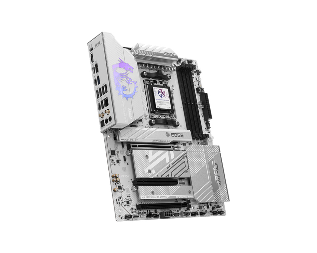 MSI MSI MB MPG B850 EDGE TI WIFI AM5 DDR5 8400MHZ(OC) HDMI 4x M.2 USB 10Gbs 5G LAN WI-FI 7 ATX-58573