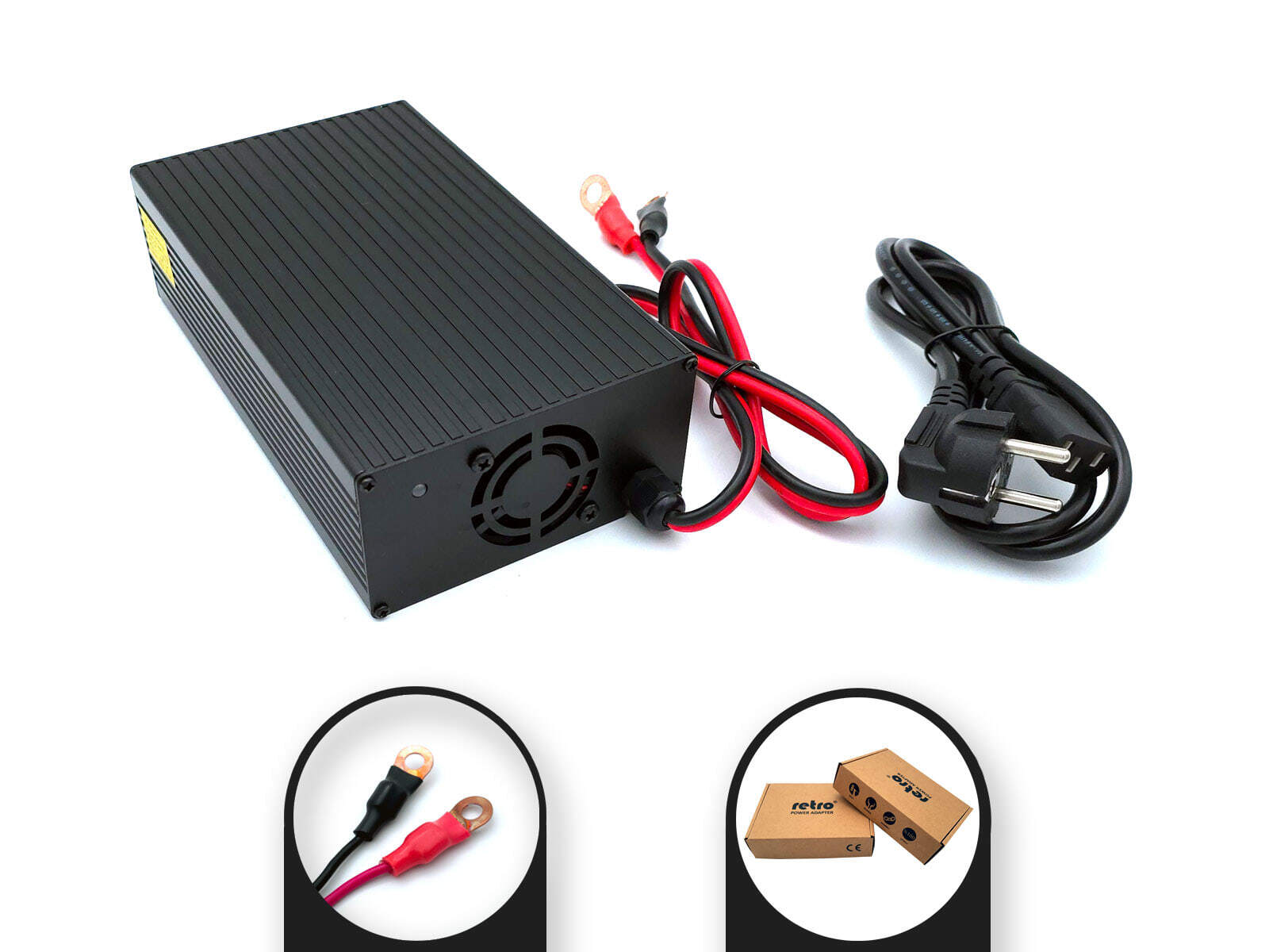 RETRO RETRO 29.4V 20A 588W LiFePO4 Batarya Şarj Adaptörü RPA-AC442-60327