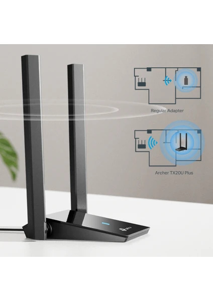 TP-LINK TP-LINK Archer TX20U AX1800 Dual Band Wi-Fi 6 Wireless USB Adapter-56928