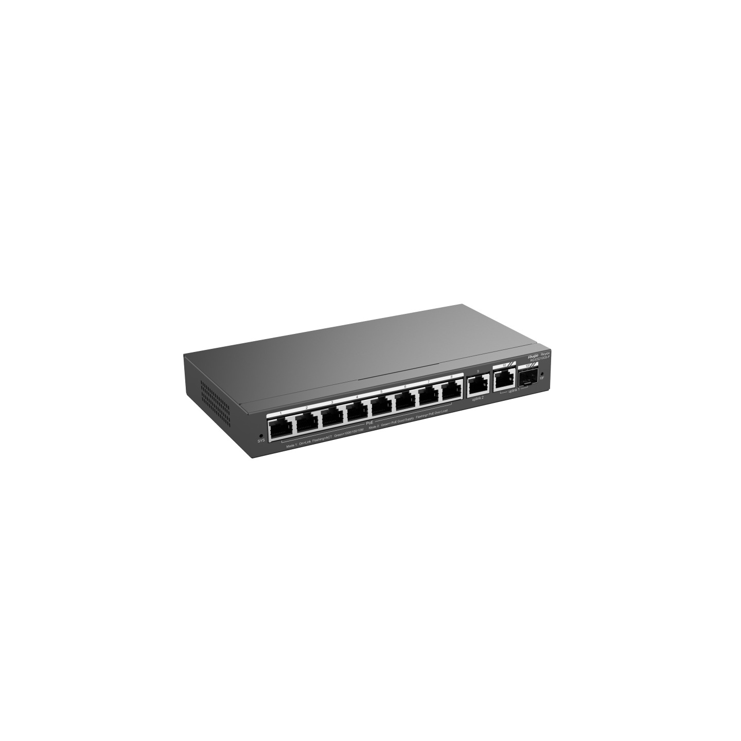 RUIJIE RUIJIE-REYEE RG-ES210GS-P 8XGE-2XGE/1XGE SFP 120W POE SWİTCH-58838