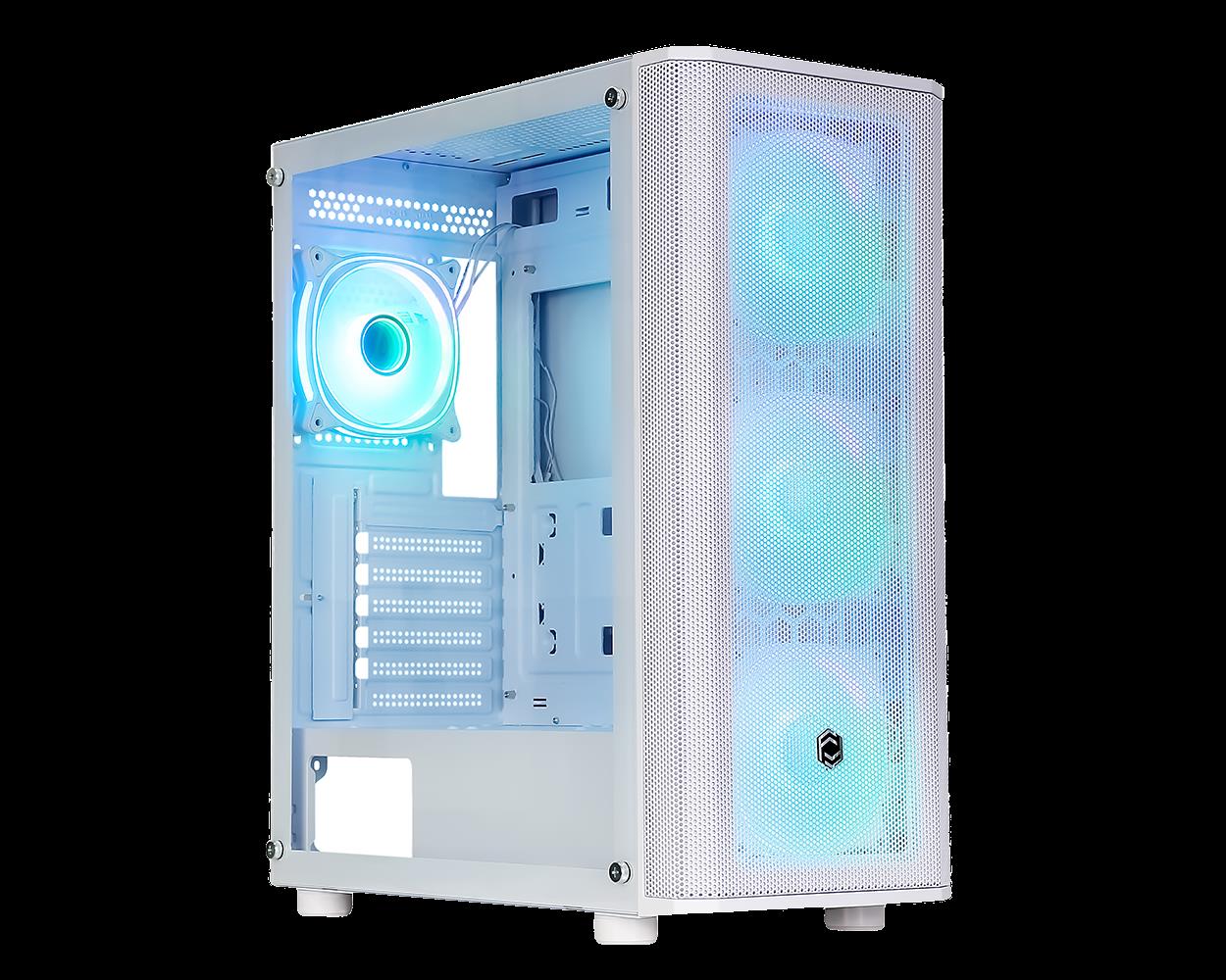 FRISBY FRİSBY CM-106 650W 80+ DOUBLE ARGB GAMING BEYAZ MESH KASA