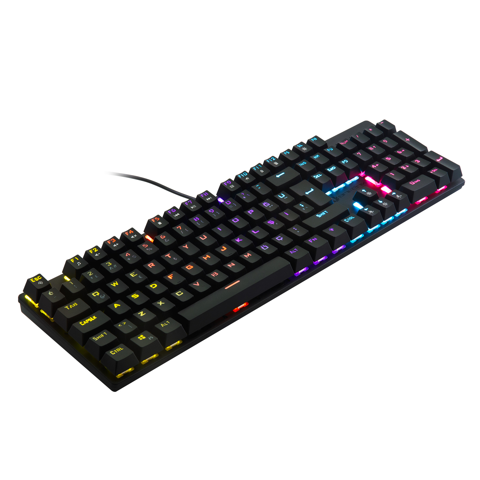 BITFENIX BITFENIX ERATO MECHANICAL RED SWITCH RGB-BLACK-62561