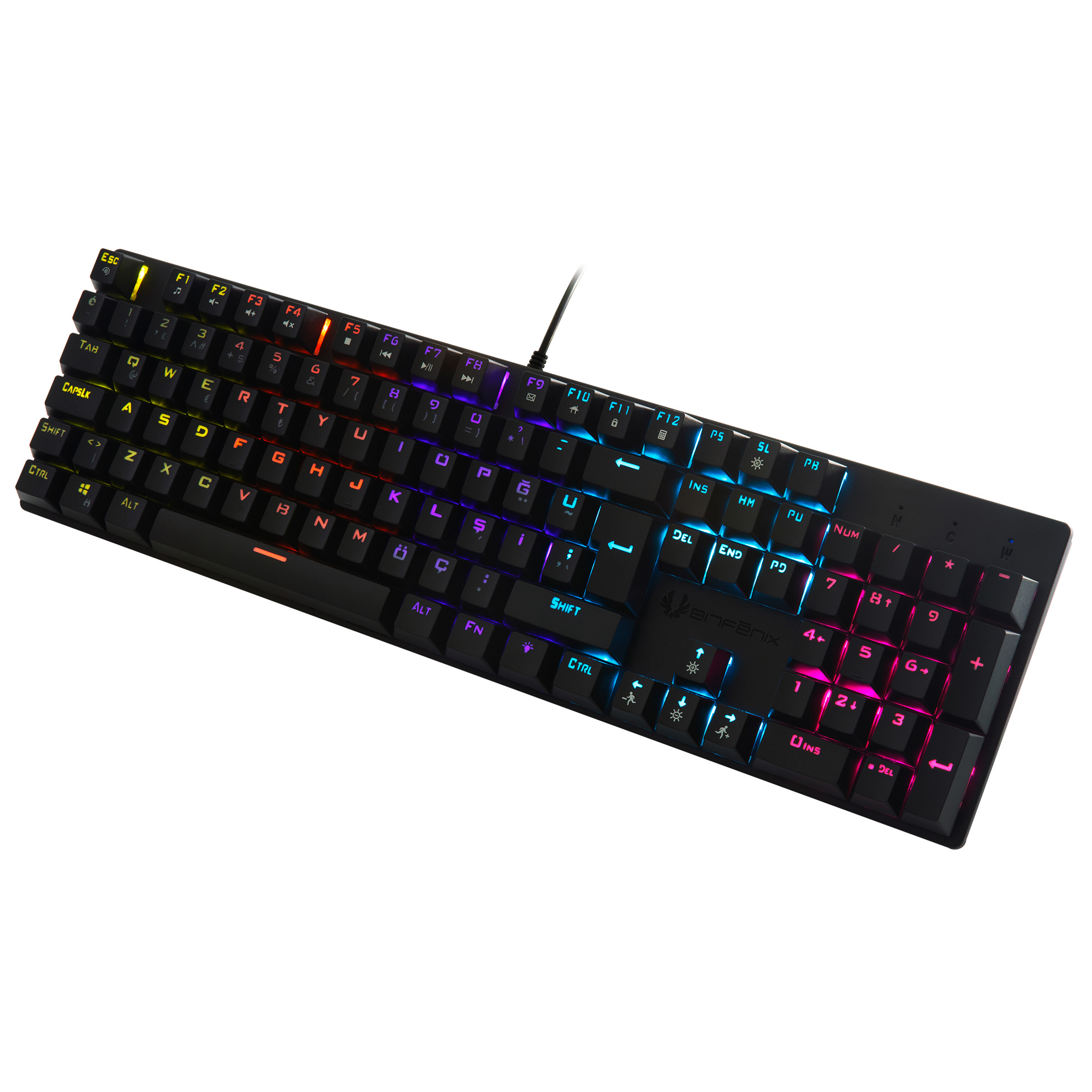 BITFENIX BITFENIX ERATO MECHANICAL RED SWITCH RGB-BLACK-62563