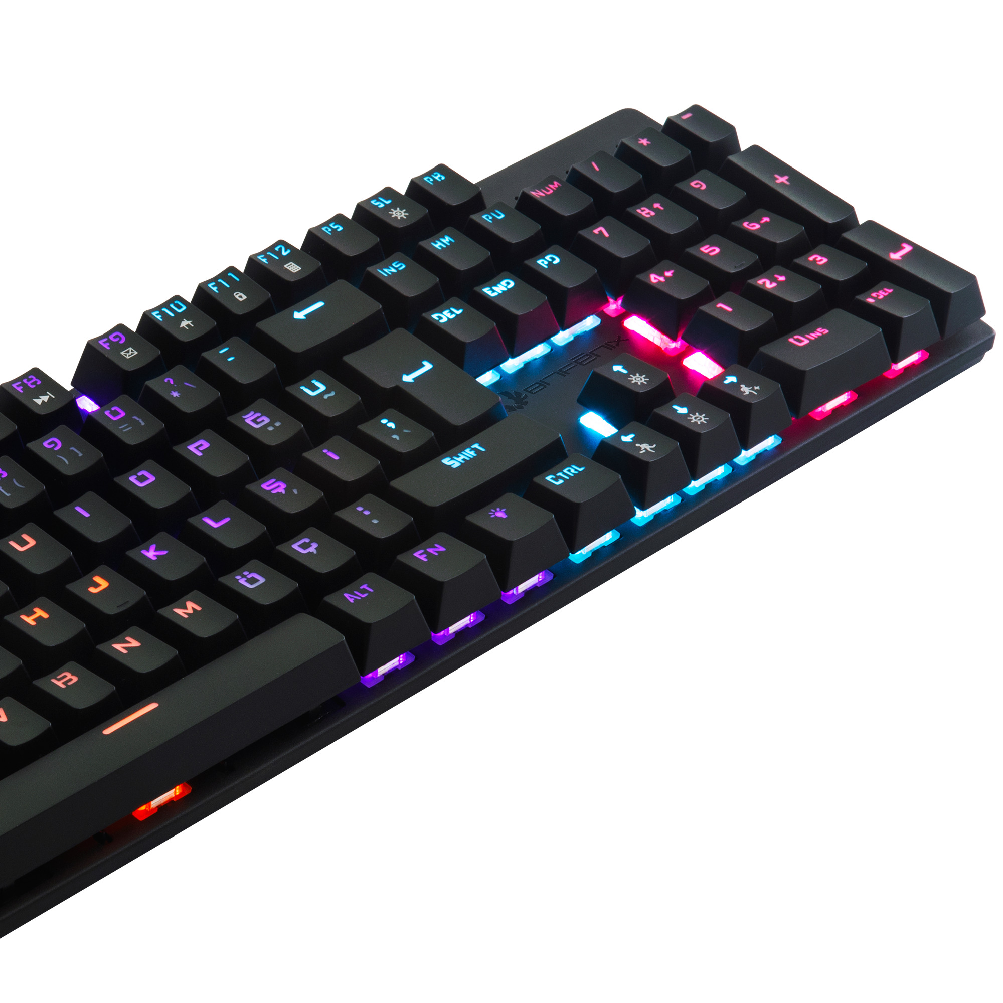 BITFENIX BITFENIX ERATO MECHANICAL RED SWITCH RGB-BLACK-62564