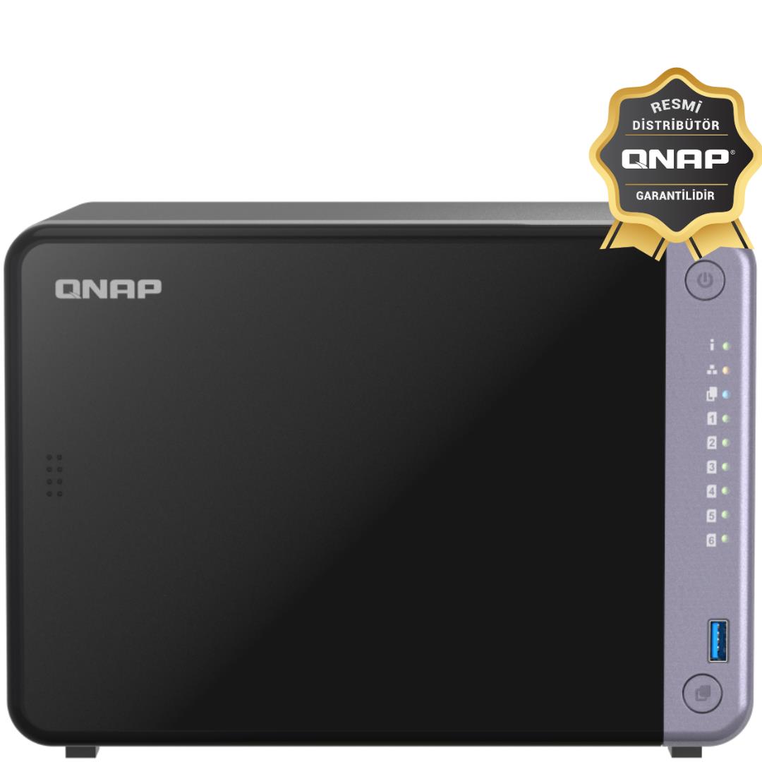 QNAP QNAP TS-632X-4G 6 YUVALI 4GB DEPOLAMA ÜNİTESİ (Resmi Distribütör Garantili)