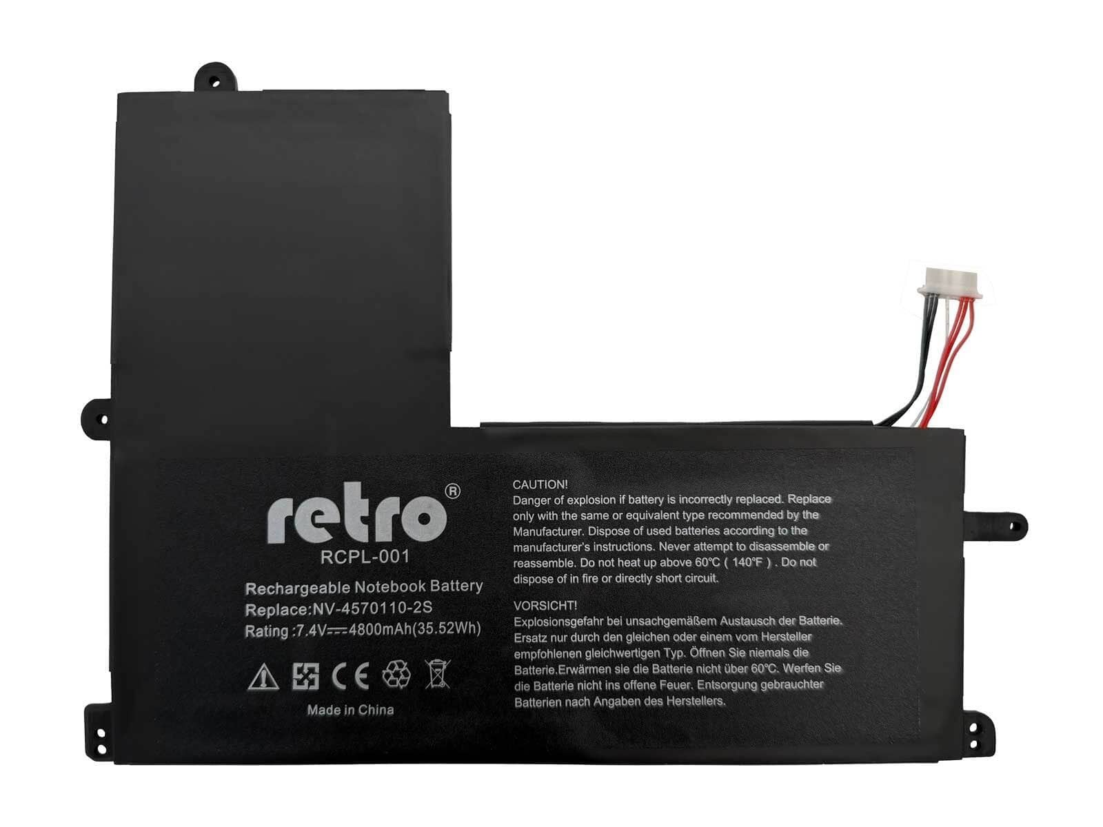 RETRO RETRO NV-4570110-2S Notebook Bataryası
