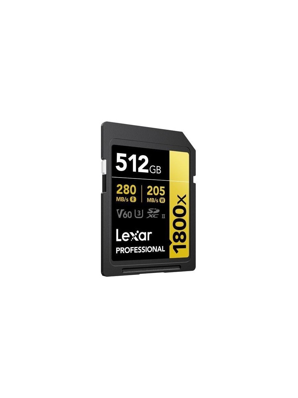 BIGBOY LEXAR 512GB LSD1800512G-BNNNG SD PROFESSIONAL 1800X SDXC UHS-II CARDS UP TO 280MB/S READ 210MB/S WRITE C10 V60 U3-57245