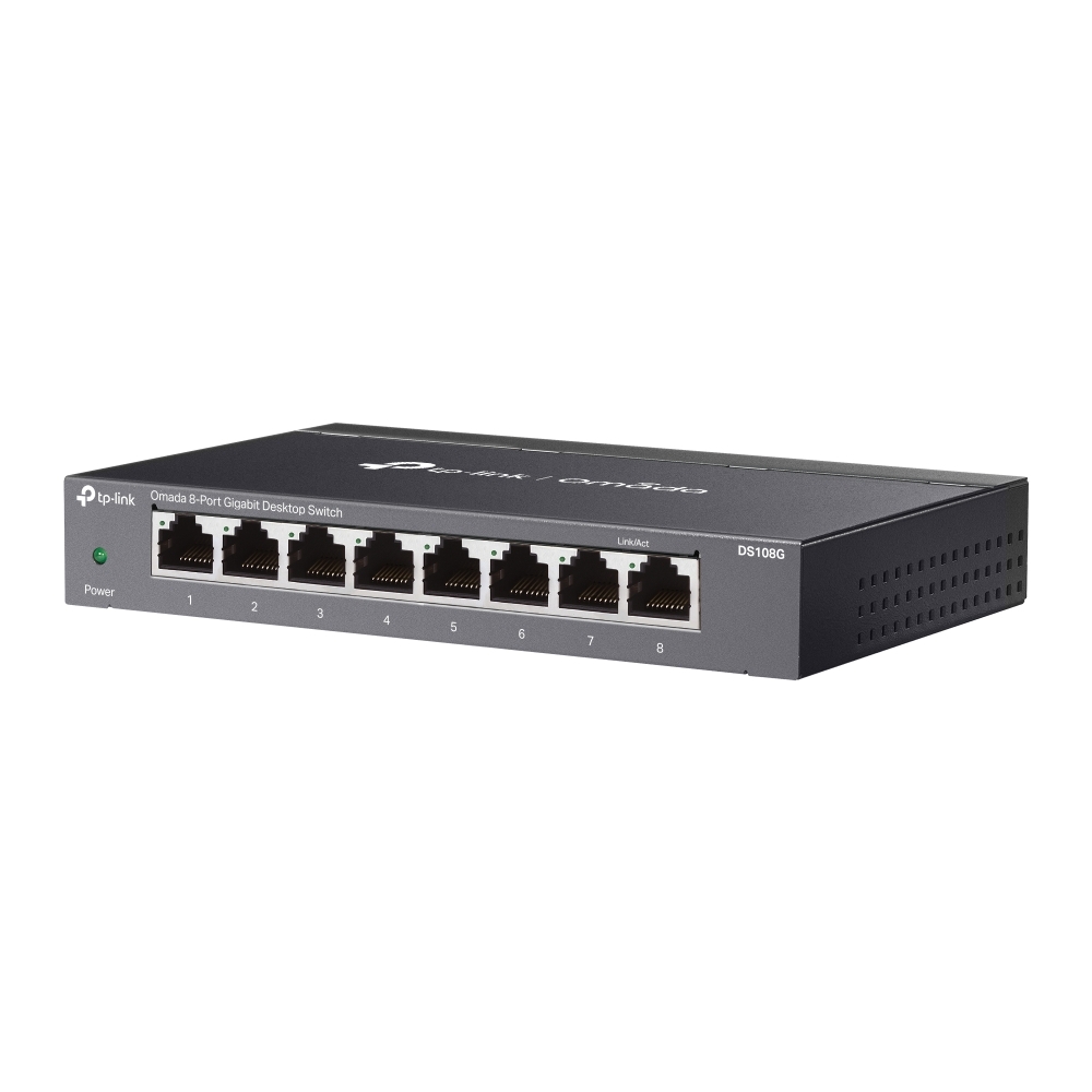 OMADA OMADA DS108G 8-Port Gigabit Unmanaged Desktop Switch, Metal-60777