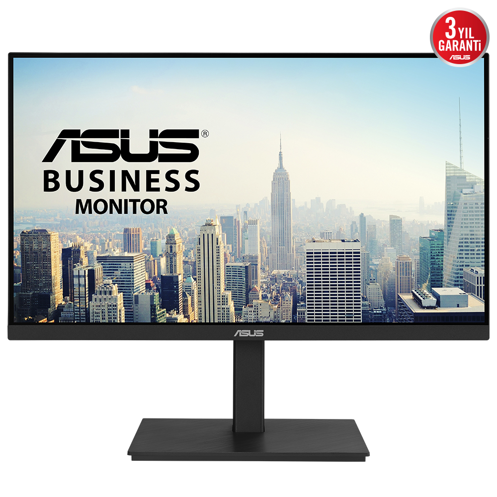 ASUS 23.8 ASUS VA24ECPSN 23.8 IPS FREESYNC 1920x1080 5MS 75HZ DP HDMI USB-C USB MM VESA 3YIL RJ45 EYECARE FLICKER-FREE CERCEVESIZ DUS
