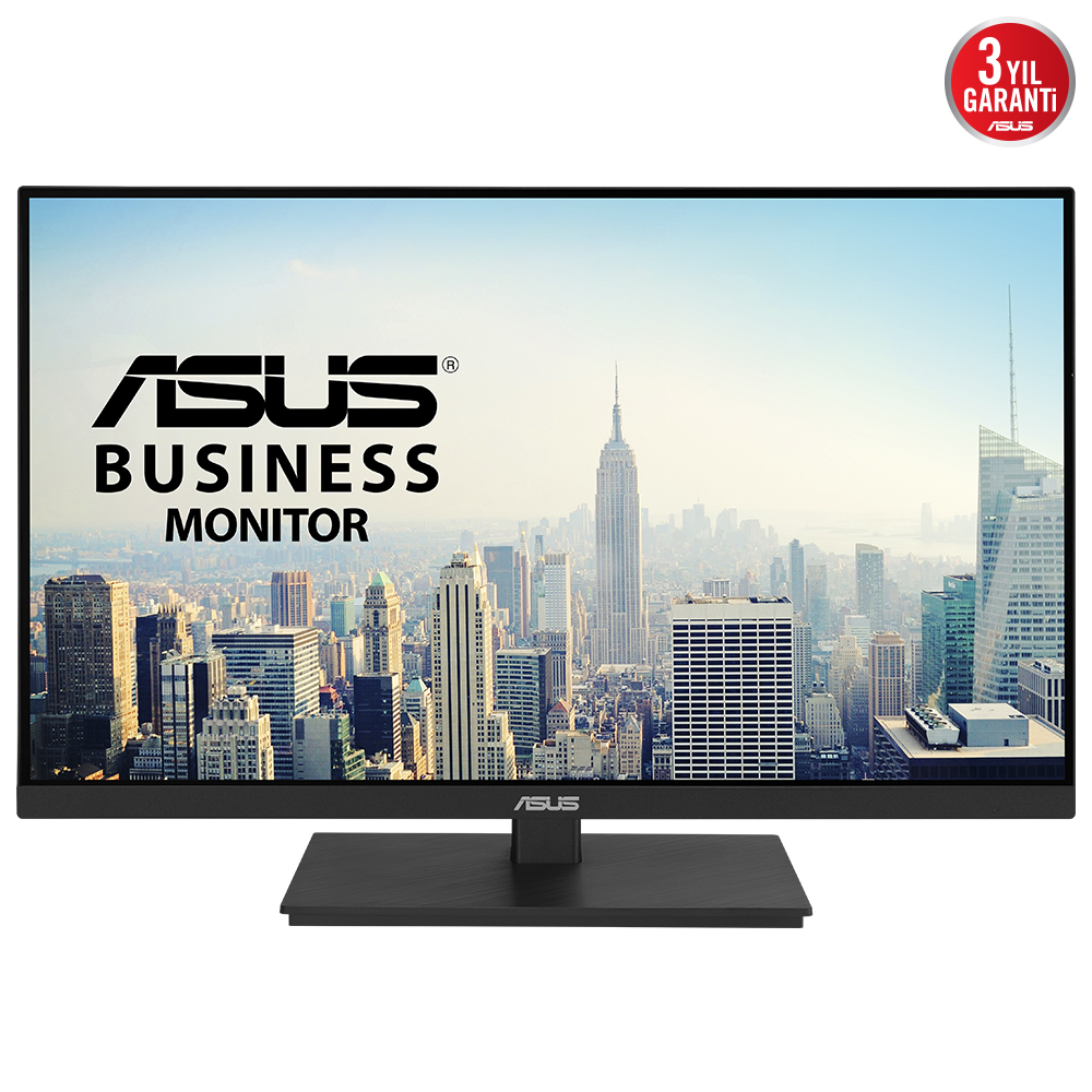 ASUS 23.8 ASUS VA24ECPSN 23.8 IPS FREESYNC 1920x1080 5MS 75HZ DP HDMI USB-C USB MM VESA 3YIL RJ45 EYECARE FLICKER-FREE CERCEVESIZ DUS-41025