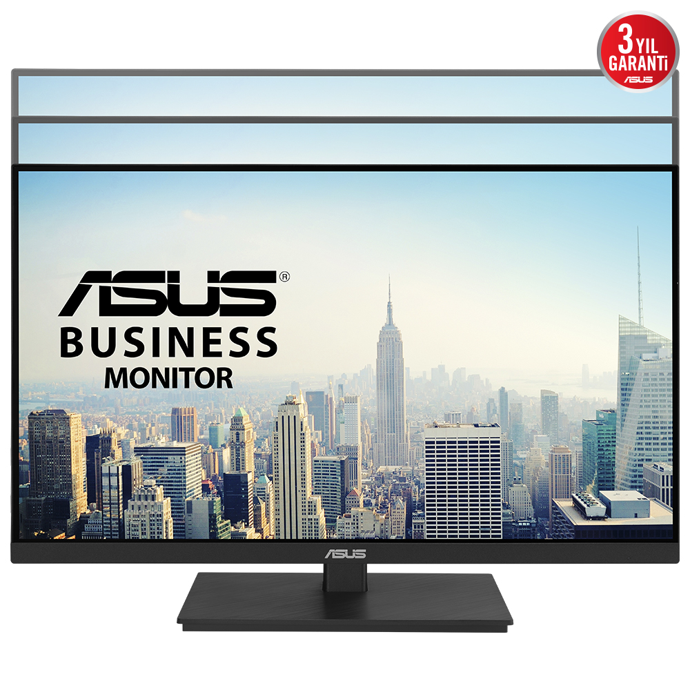 ASUS 23.8 ASUS VA24ECPSN 23.8 IPS FREESYNC 1920x1080 5MS 75HZ DP HDMI USB-C USB MM VESA 3YIL RJ45 EYECARE FLICKER-FREE CERCEVESIZ DUS-41026