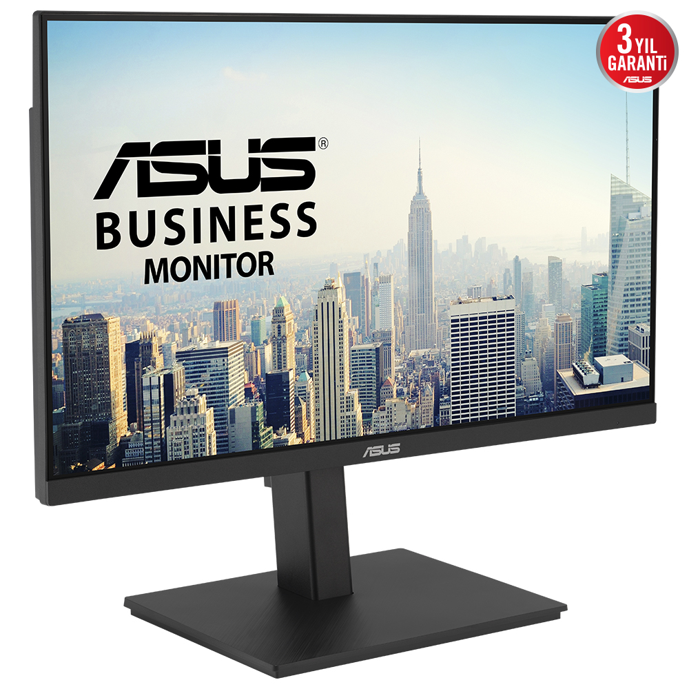 ASUS 23.8 ASUS VA24ECPSN 23.8 IPS FREESYNC 1920x1080 5MS 75HZ DP HDMI USB-C USB MM VESA 3YIL RJ45 EYECARE FLICKER-FREE CERCEVESIZ DUS-41028