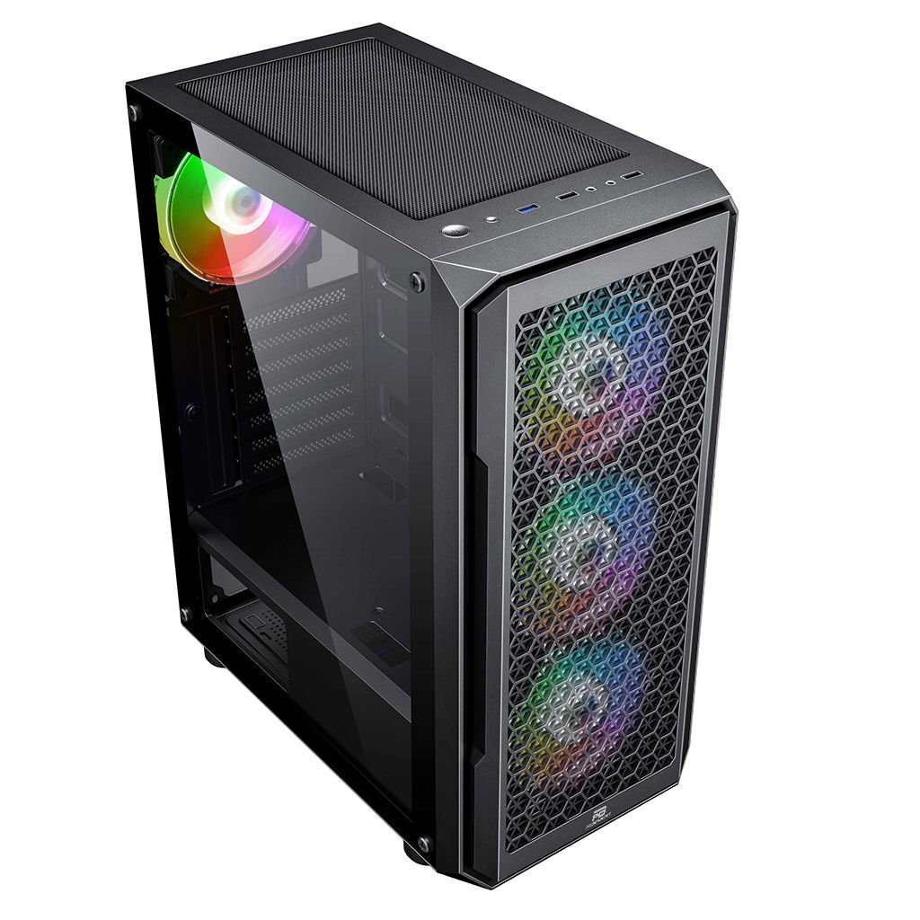 POWERBOOST PowerBoost PB-P3385B 650w 80+ Bronze USB 3.0 Mesh Fixed Fanlı Gaming Siyah Kasa-62899