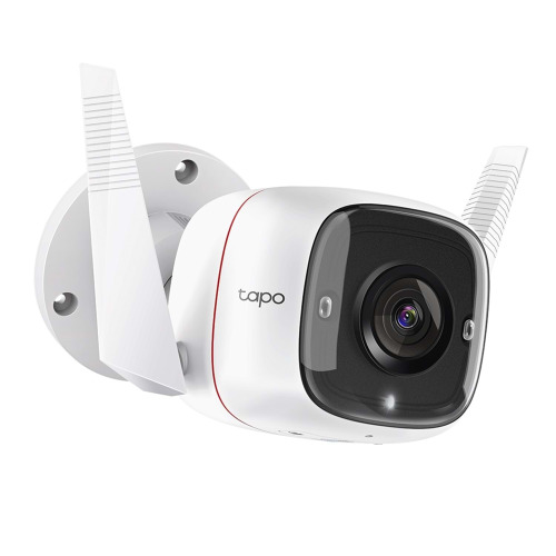 TP-LINK TP-LINK Tapo TC65, 3,0Mpix, İç ve Dış Mekan, IP66, WiFi, 30Mt. Gece Görüşü, İki Yönlü Ses Güvenlik Kamerası