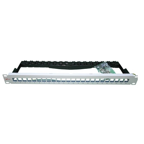 ERAT  EDP-C6ASTP-024 CAT6A FTP MODULER 24 PORT PATCH PANEL