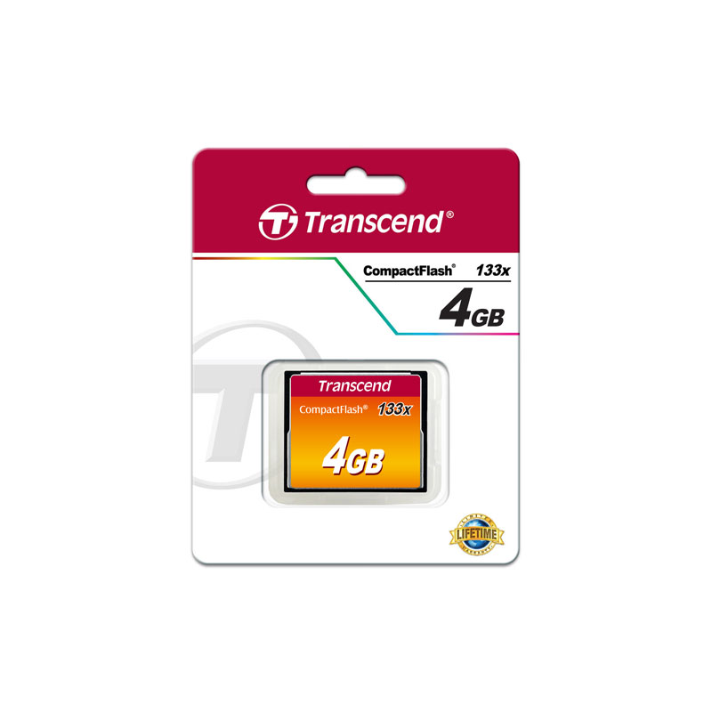 TRANSCEND Transcend 4GB CF133 133X Hafıza Kartı-33063