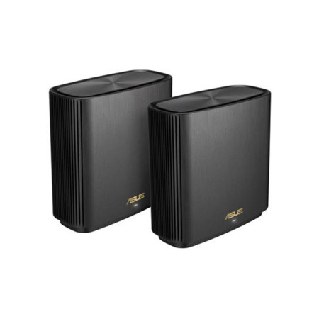 ASUS ASUS ZenWiFi XT8 (Siyah, İkili Paket) Kablosuz Mesh Sistemi AX6600 WiFi6 Tri-Band AiProtection Pro AiMesh