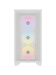CORSAIR CORSAIR CORSAIR CC-9011256-WW 3000D RGB AIRFLOW MID-TOWER PC CASE WHITE-67469