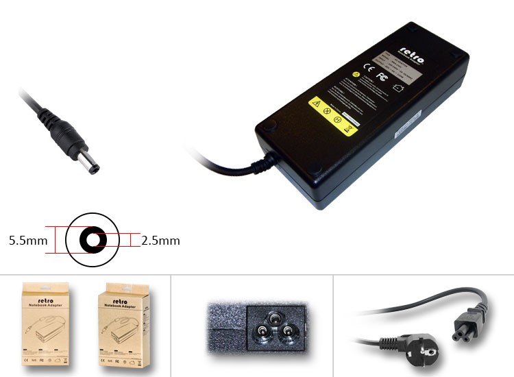 RETRO RETRO Fujitsu Siemens Amilo 20V 6A 120W Notebook Adaptör RNA-LS01