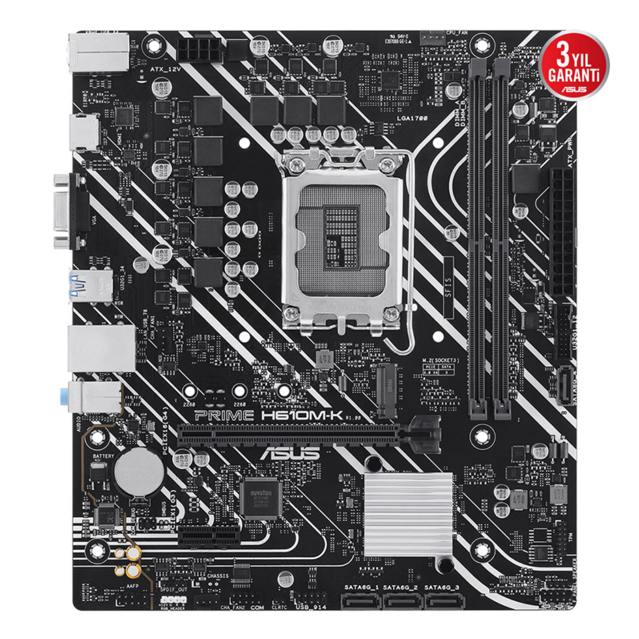 ASUS Asus Prime H610M-K D5 1700P Vga Hdmi-30006