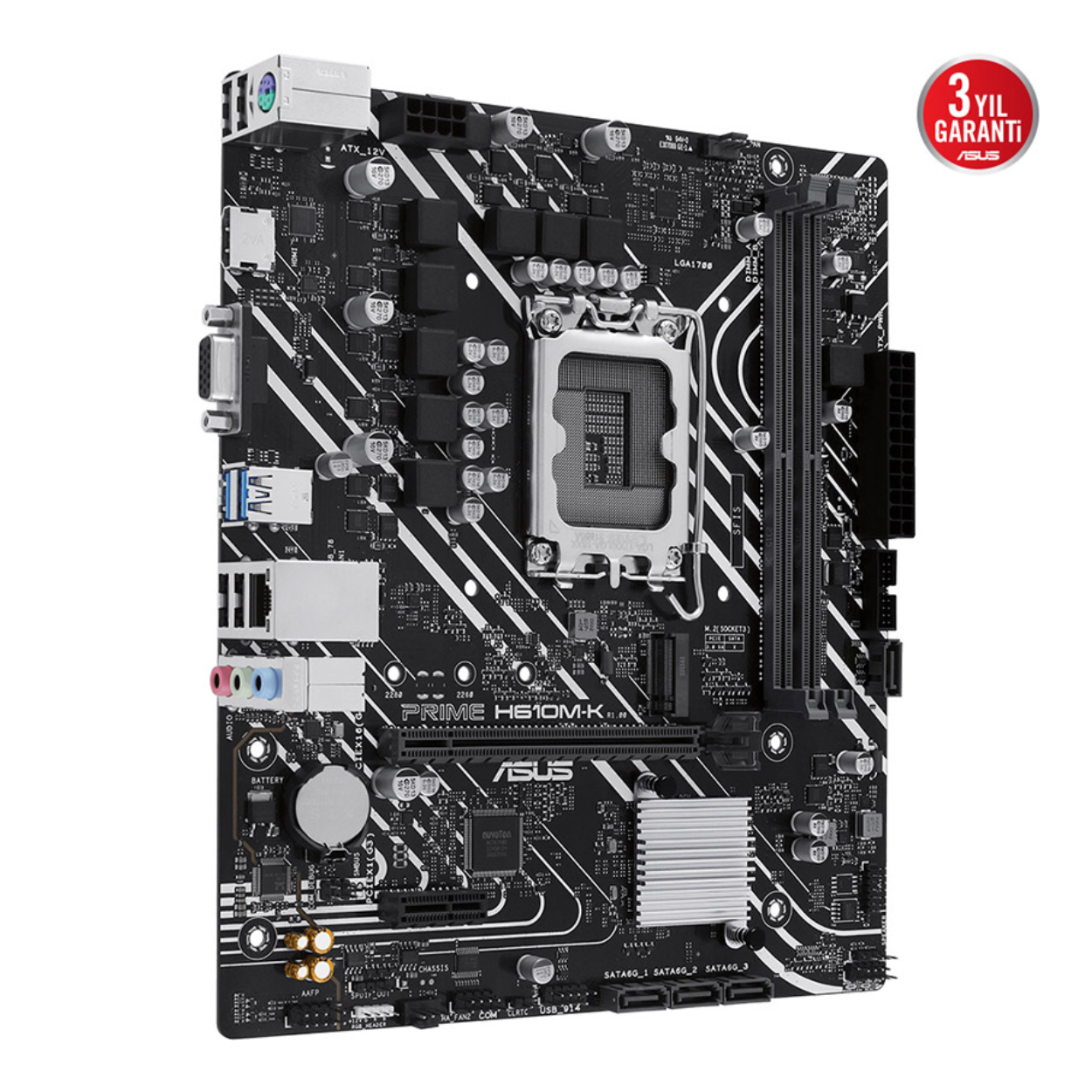 ASUS Asus Prime H610M-K D5 1700P Vga Hdmi-30007