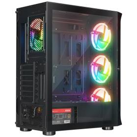 RAMPAGE PROLIX MESH 850W 80+ 4X120MM ARGB FAN+KONTROLC� MANYET�K TEMPERL� CAMLI ATX MIDI TOWER GAMIN 