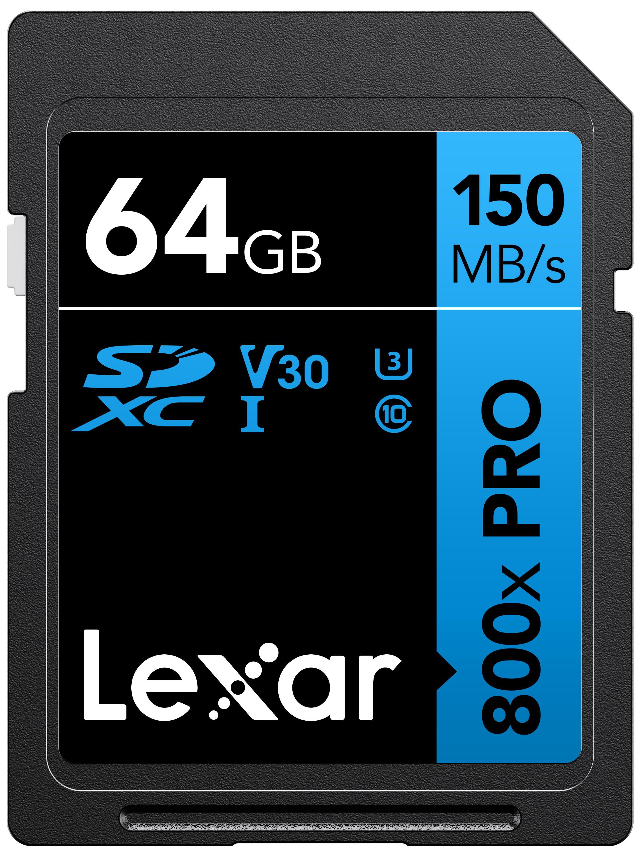 LEXAR LEXAR 64GB LSD0800P064G-BNNNG SDXC 150MB/S READ C10 V30 U3