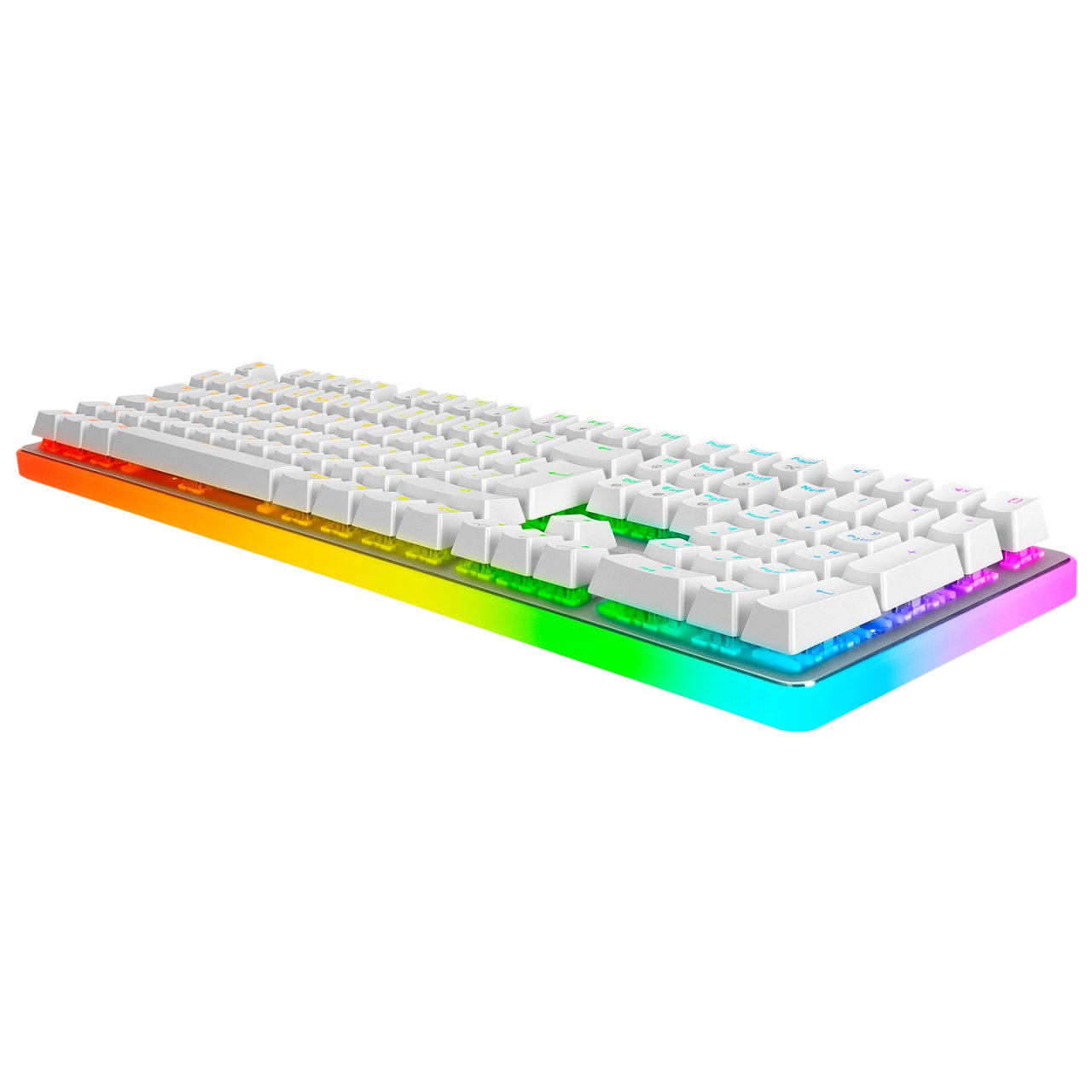 GAMEBOOSTER  g918 fire storm rgb red switch mekanik beyaz oyun klavyesi-58395