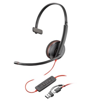 POLY Poly Blackwire 3210 Mono Mikrofonlu Kulaklık