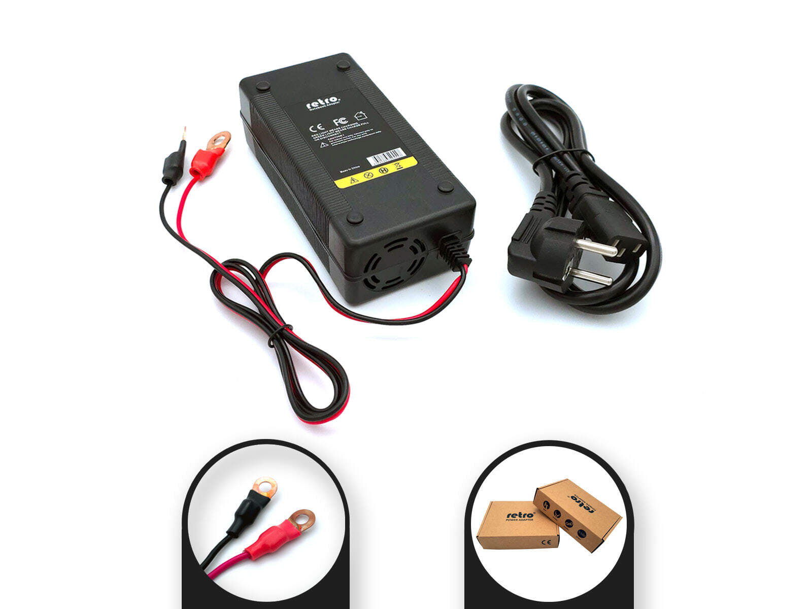 RETRO RETRO 14.6V 10A 146W LiFePO4 Batarya Şarj Adaptörü RPA-AC401