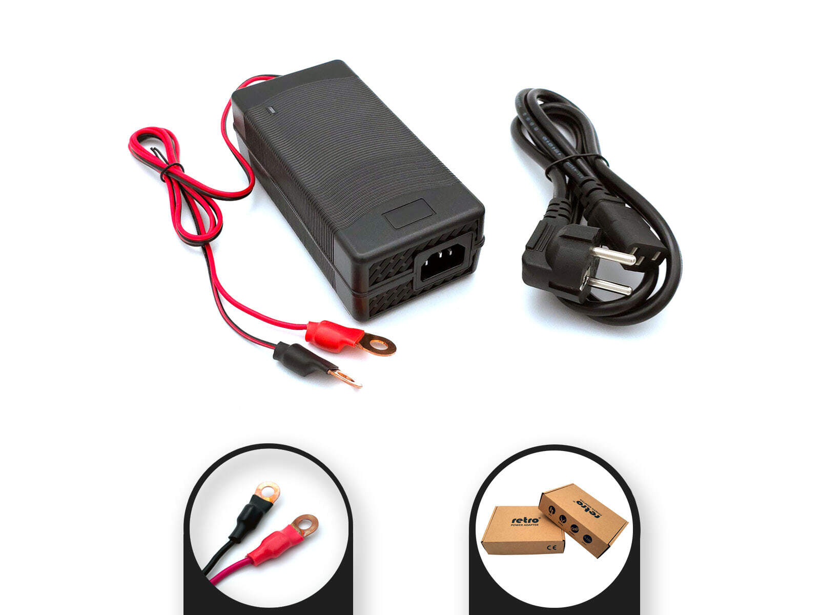 RETRO RETRO 14.6V 10A 146W LiFePO4 Batarya Şarj Adaptörü RPA-AC401-60329