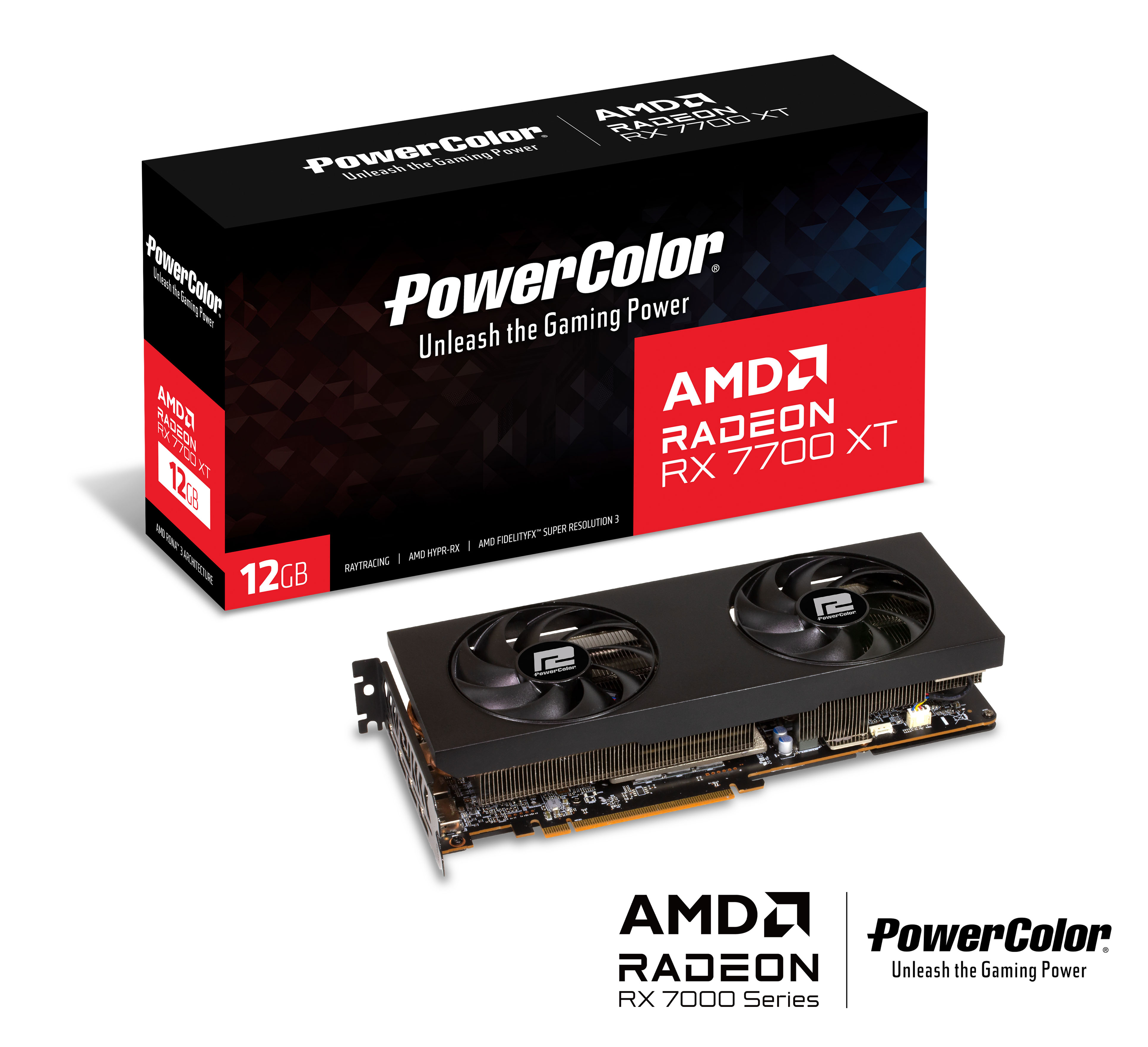 POWERCOLOR POWERCOLOR RX7700XT 12G-P 12GB GDDR6 192Bit