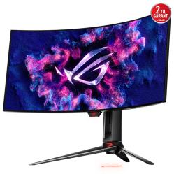 ASUS ROG SWIFT OLED PG34WDCM 33.9 GAMING 3440x1440 0.03MS 240HZ DP HDMI USB-C VESA 3YIL ELMB HDR 400 AKILLI KVM YÜKSEKLİK AYARI 