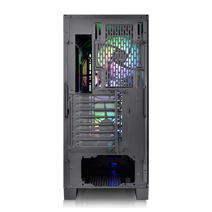 THERMALTAKE  view 300mx tg 2x200mm, 1x120 argb fanlı, mesh + tg panelli siyah midtower oyuncu kasası-60245