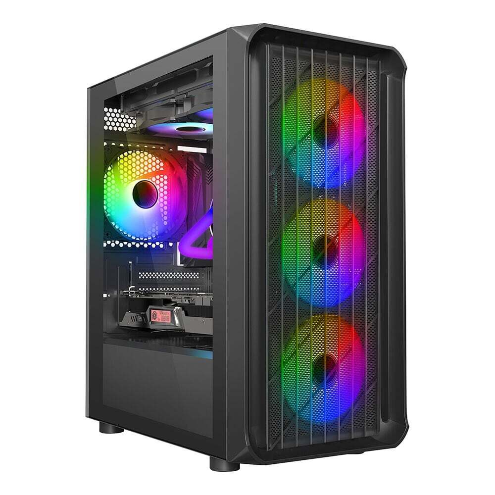 GAMEBOOSTER  gb-g205bb usb3.0 mesh panel siyah kasa (psu yok)-62724