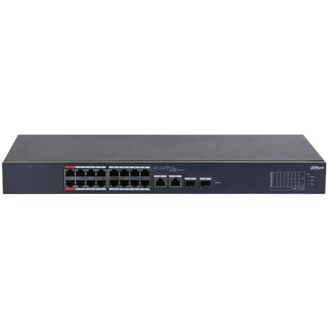 DAHUA Dahua 16 Port 100Mbps Cloud PoE (CS4218-16ET-135)