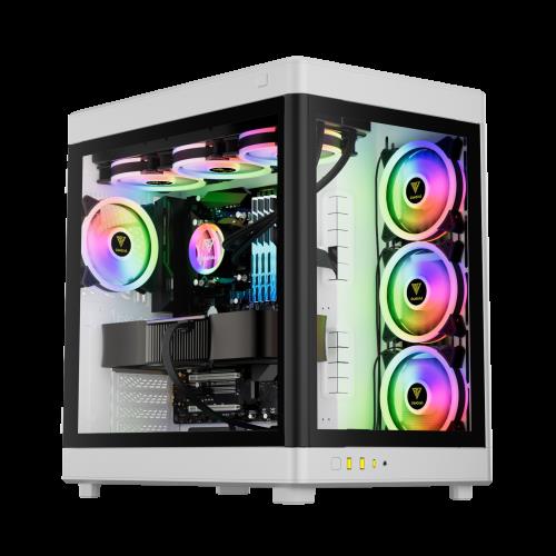 GAMDıAS GAMDIAS NESO P1, Tempered Glass, 850W, 80+Bronze, ATX, White Edition, GAMING KASA