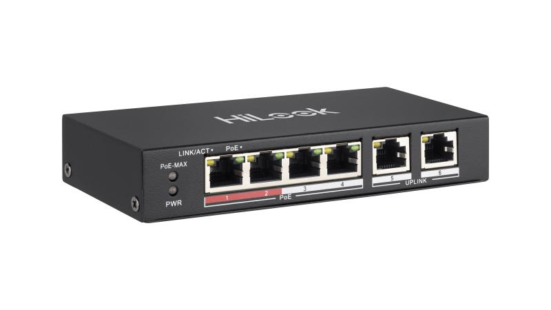 HILOOK HILOOK NS-0106P-35 4XFE + 2XGE YÖNETİLEMEZ 35W POE SWİTCH