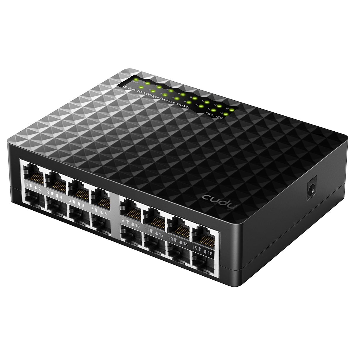 CUDY CUDY FS1016D 16 PORT 10/100 YONETILEMEZ DESKTOP SWITCH PLASTİK KASA-61363